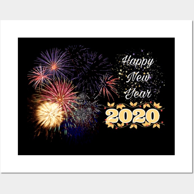 2020 new year Wall Art by Superboydesign